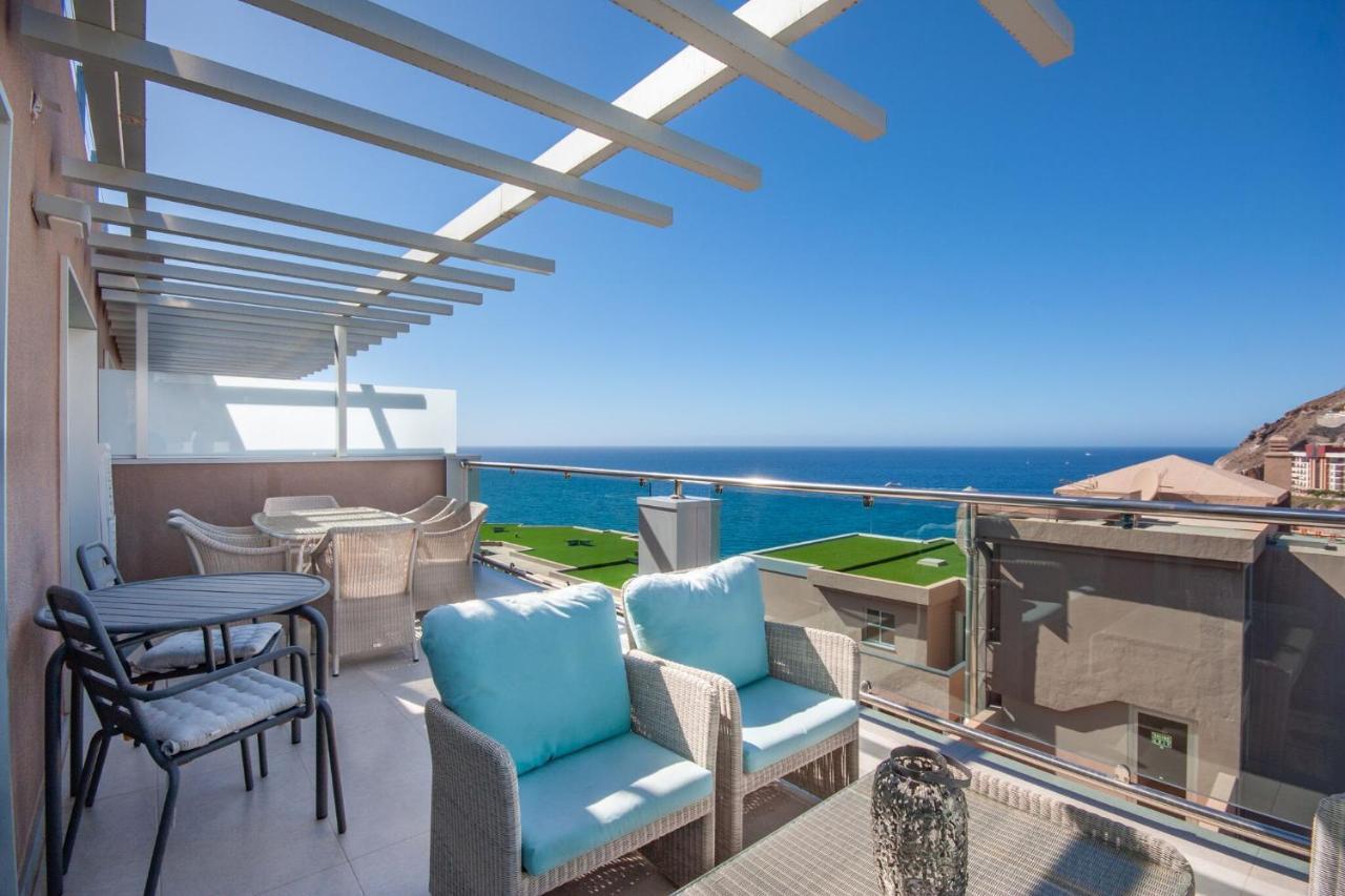Appartamento Luxury Penthouse, Panoramic Sea View Mogán Esterno foto